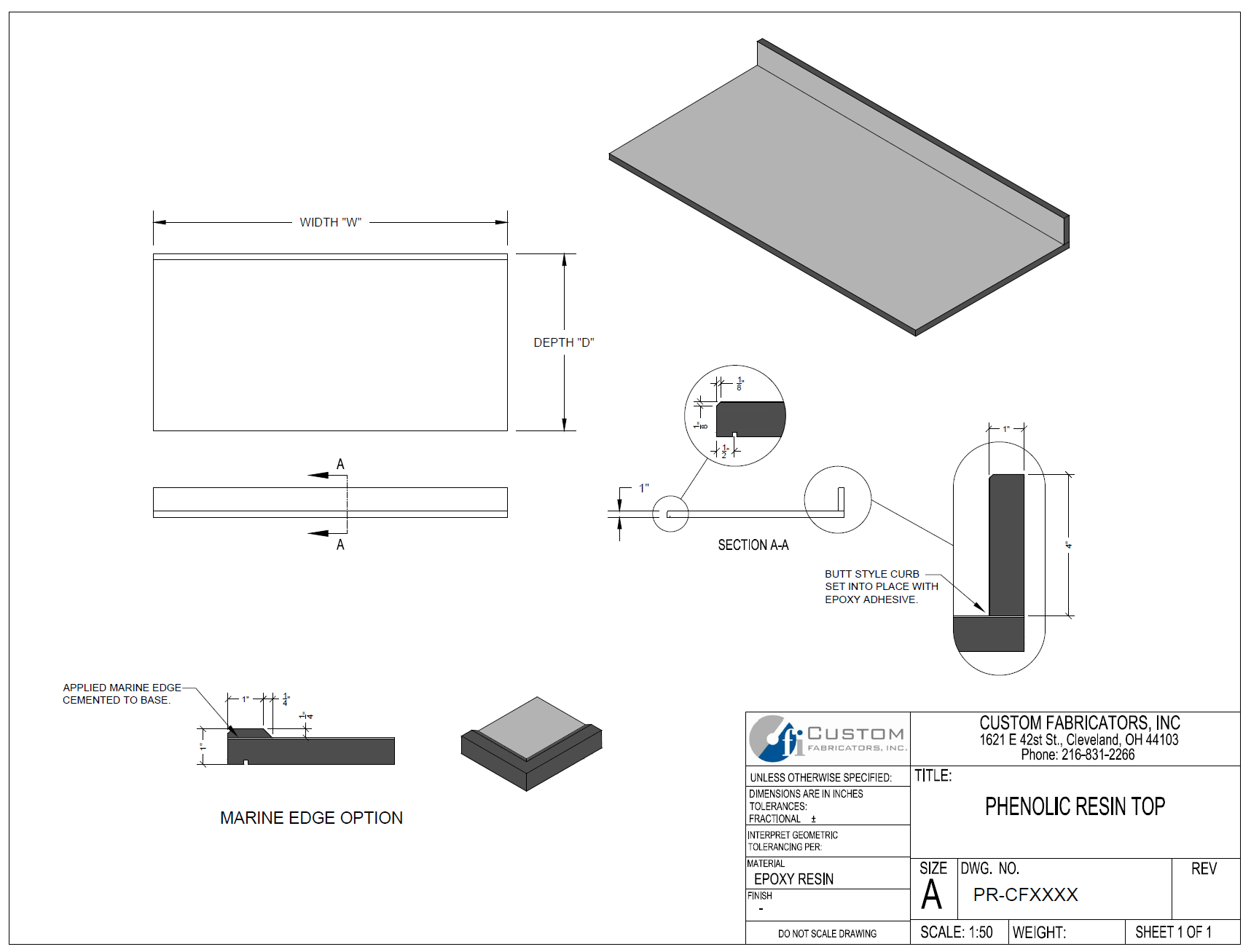 PhenolicResin Counter Tops Chemical Resistant Made in USA
