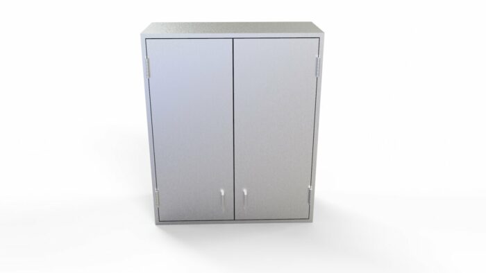 stainless steel wall cabinet front