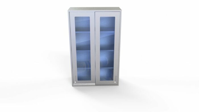 stainless steel wall tall cabinet front