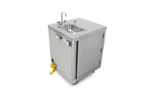 stainless steel mobile hand wash station