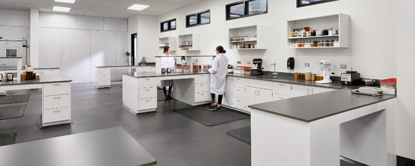 phenolic resin countertops in a lab